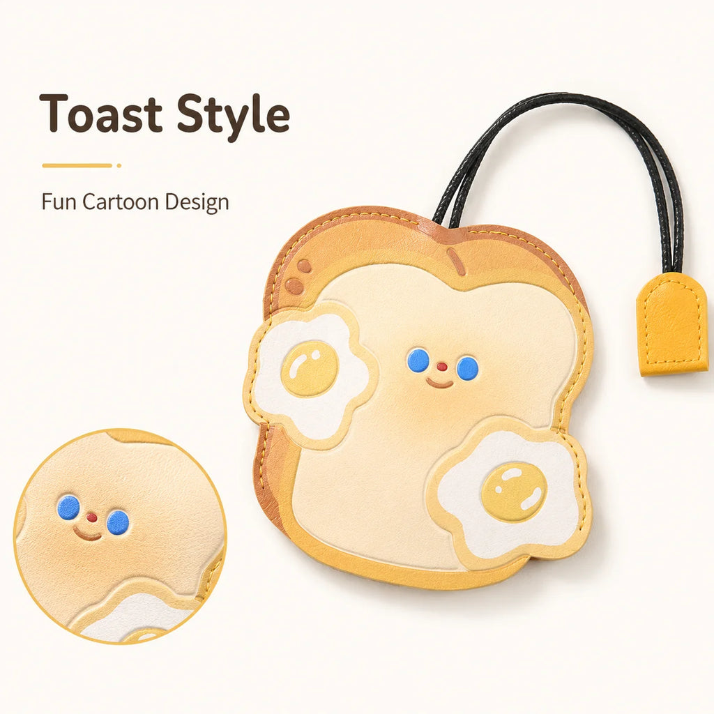 Cute Cartoon PU Leather Pull-Out Key Bag – Large Capacity