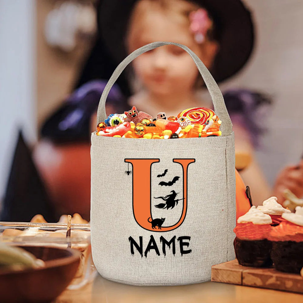 Personalized Halloween Trick or Treat Bag – Kids' Candy Tote