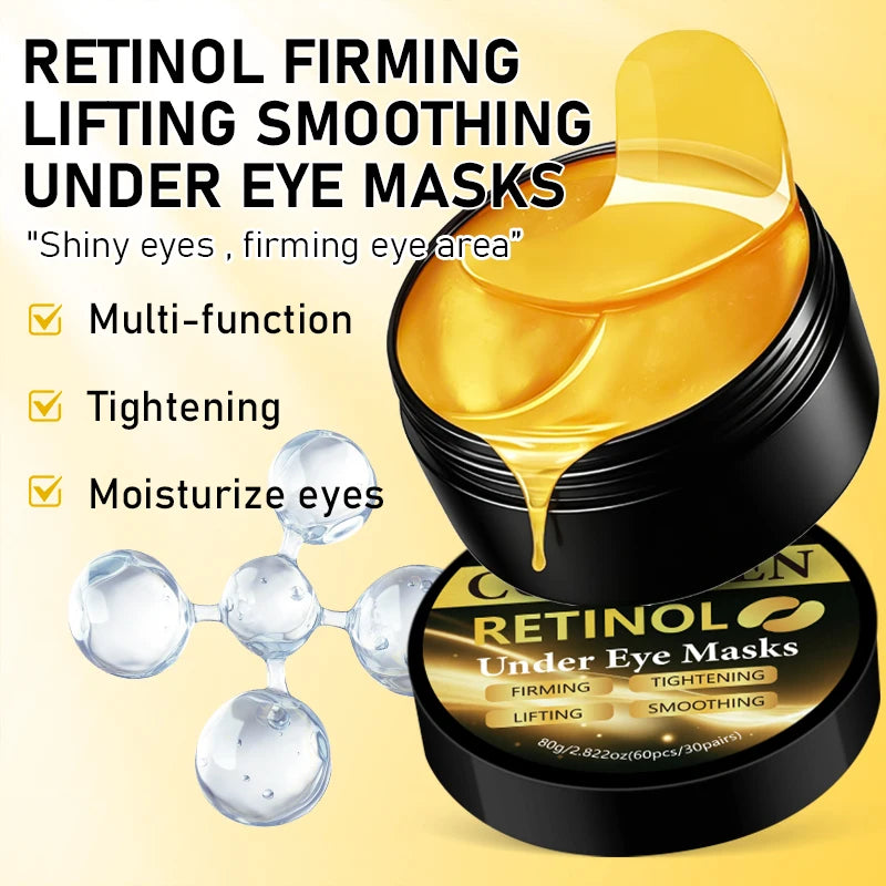 ROZINO Retinol Eye Mask 60 Pcs – Collagen & Hydration