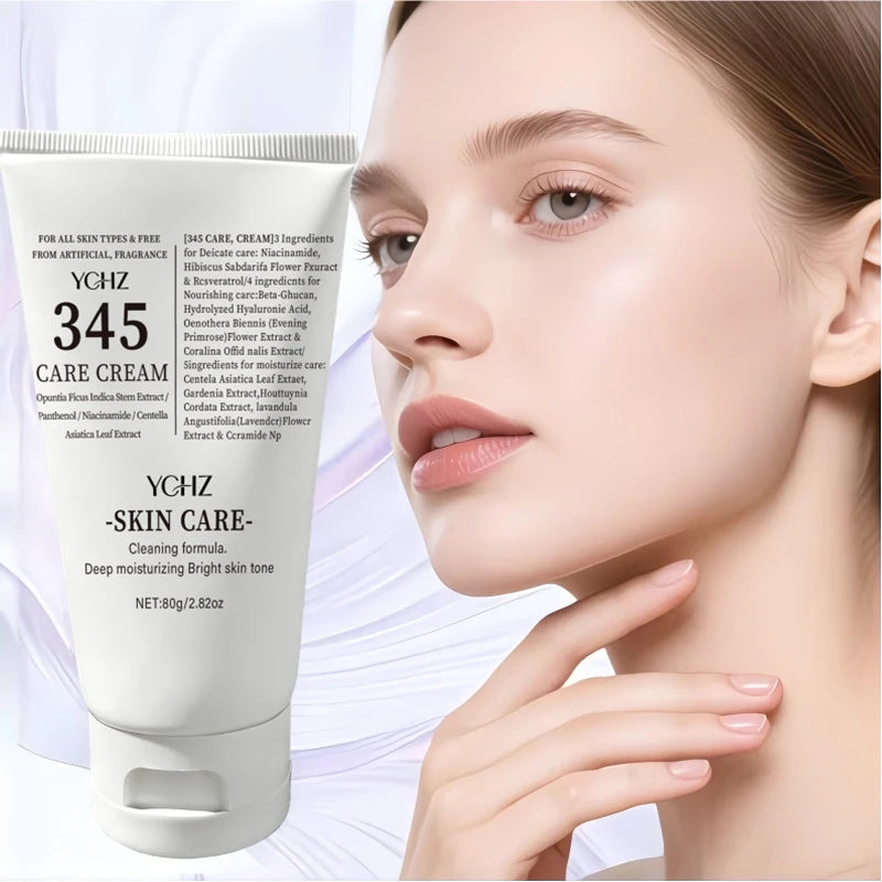 YCHZ 345 Night Face Cream – Hydrating, All Skin Types, 80g