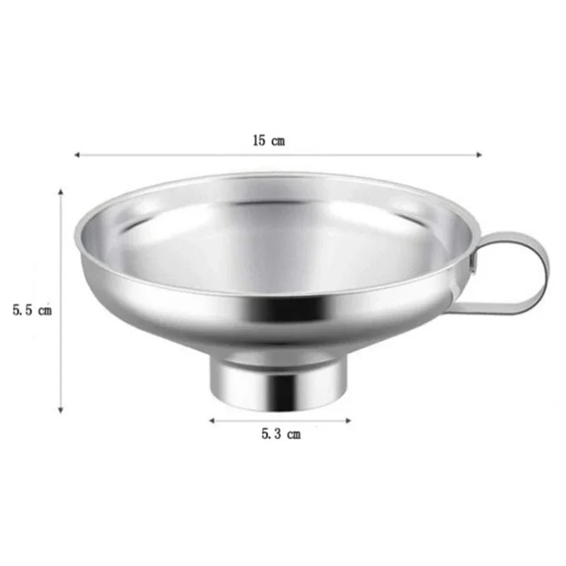 Stainless Steel Wide Mouth Canning Funnel Set – 2 Sizes