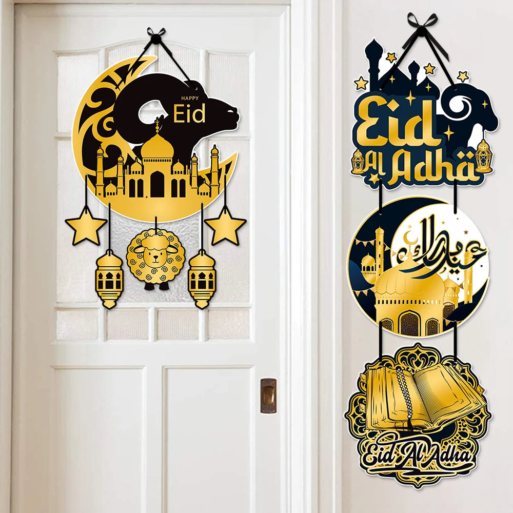 Eid Mubarak Door Hanging Decoration | Ramadan Party Sign