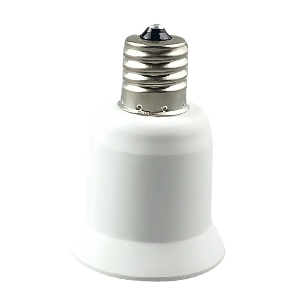E17 to E27 Metal Bulb Socket Adapter 3-Pack | Lamp Base Converter