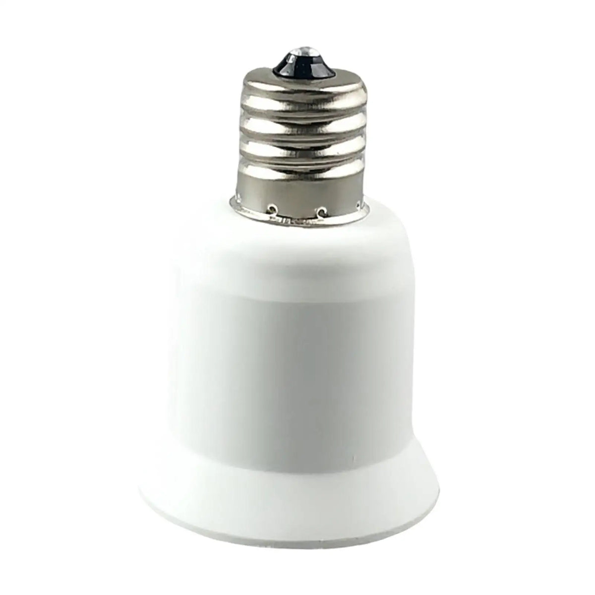 E17 to E27 Metal Bulb Socket Adapter 3-Pack | Lamp Base Converter