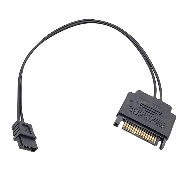 SATA 15-Pin to 6-Pin Power Adapter Cable | HDD & DVD Drive