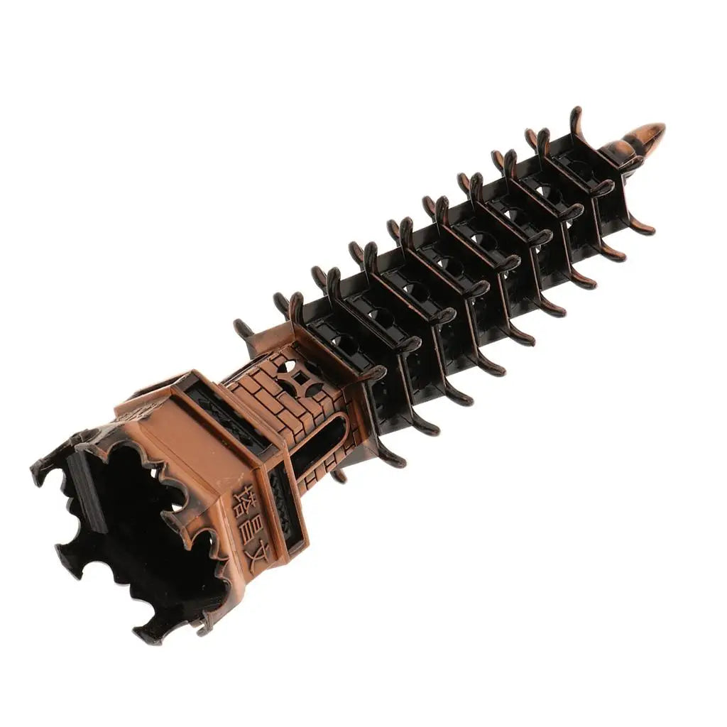 Wenchang Tower Zinc Alloy Pagoda Ornament | Chinese Decor