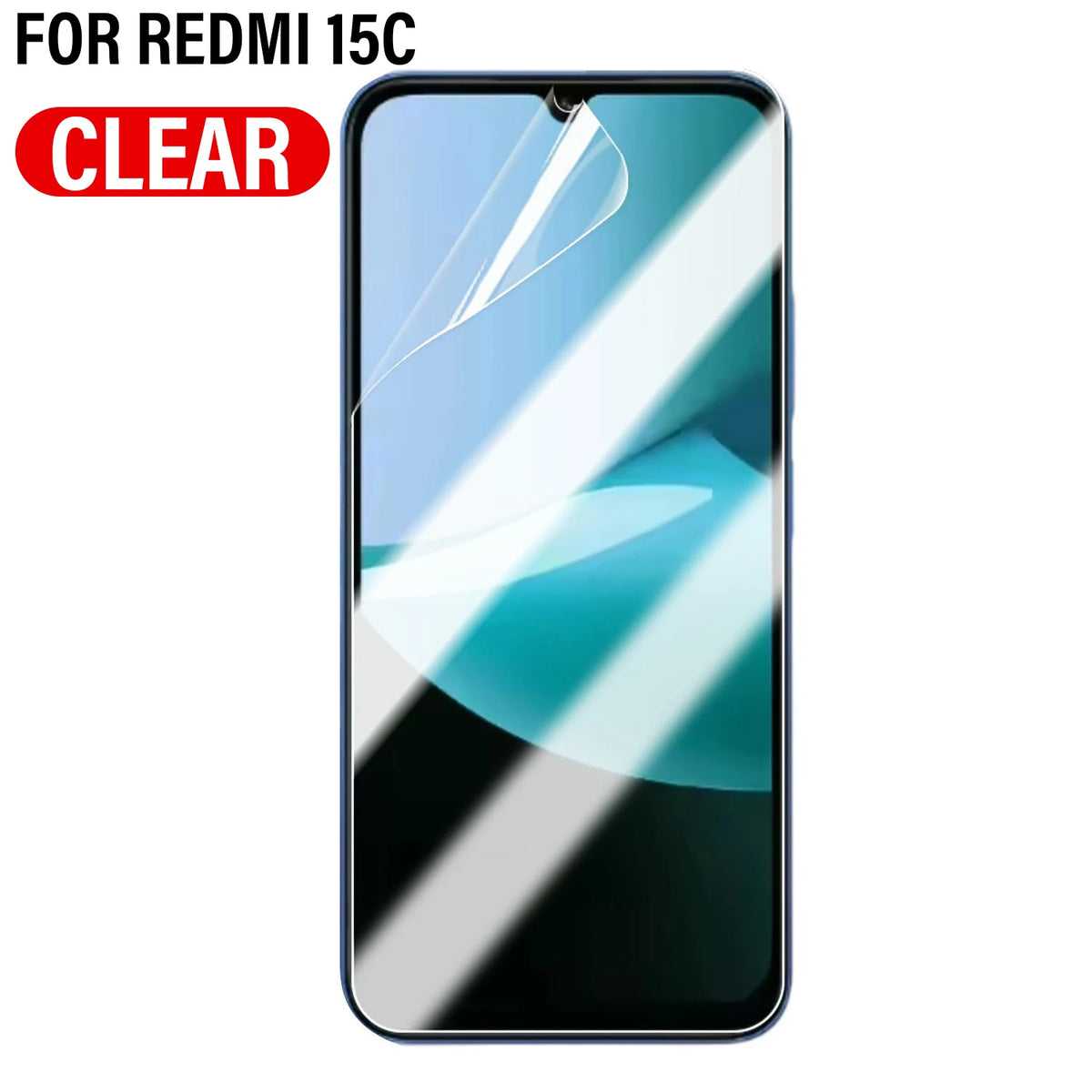 TPU Hydrogel Screen Protector for Xiaomi Redmi 15C – HD Clear