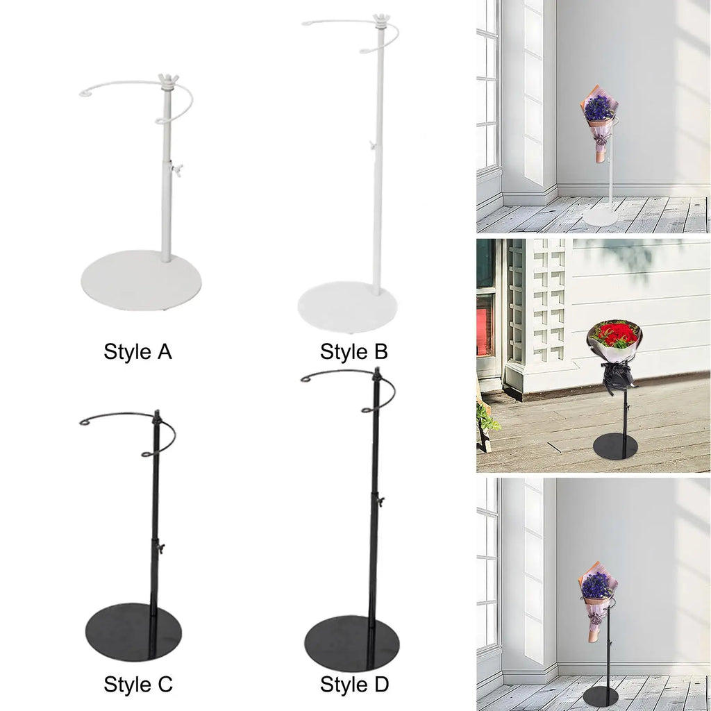 Iron Bouquet Display Stand – Adjustable Flower Holder