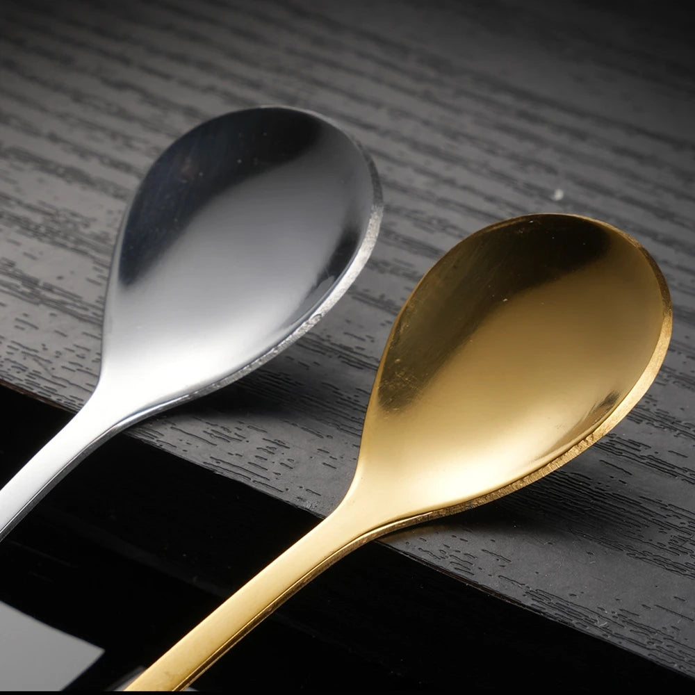 Stainless Steel Crown Dessert & Coffee Spoon | Creative Gift