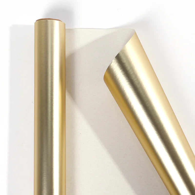 Metallic Matte Wrapping Paper Roll 43cm x 3m – Holiday Gift Wrap