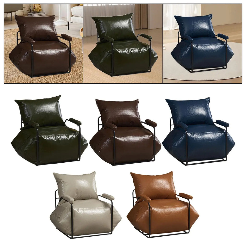 Kesoto Single Sofa Chair with Side Pocket & Removable Base