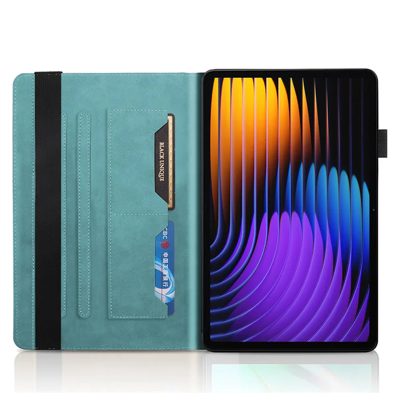 Xiaomi Pad 8 / 8 Pro Embossed Tree PU Leather Wallet Case