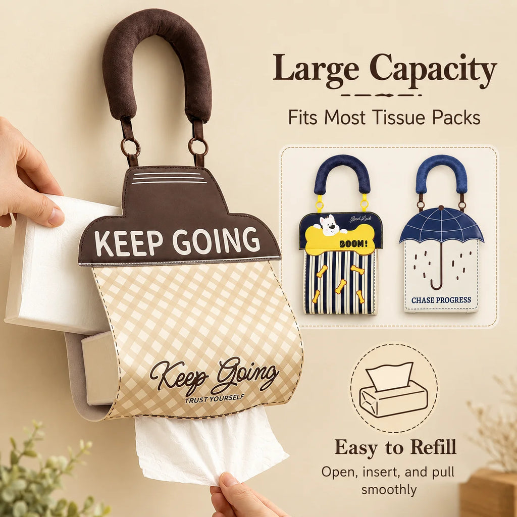 Cartoon Hanging Tissue Holder Bag – Car, Home & Bathroom
