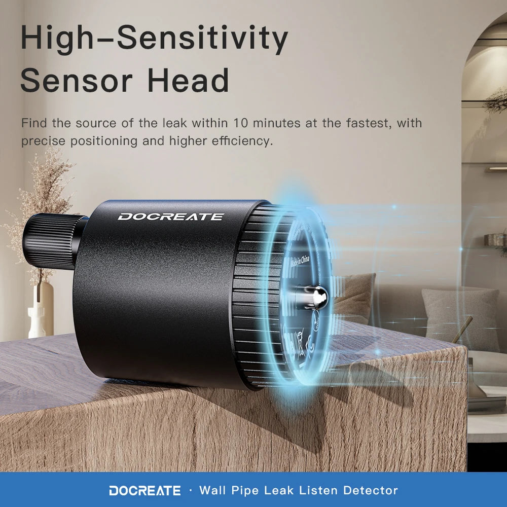 Pipe Leak Detector 13000x Sound Amplifier | Type-C