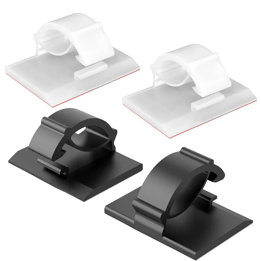 Cable Organizer Clips & Cord Holder – 30–90 Pc Wire Manager