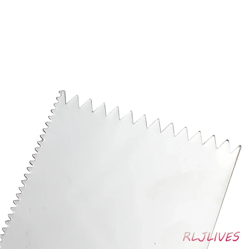 Stainless Steel Serrated Clay Scraper & Pottery Sculpting Tool
