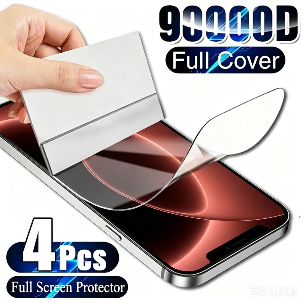 Hydrogel Screen Protector for iPhone – 1-4 Pack | AKABEILA