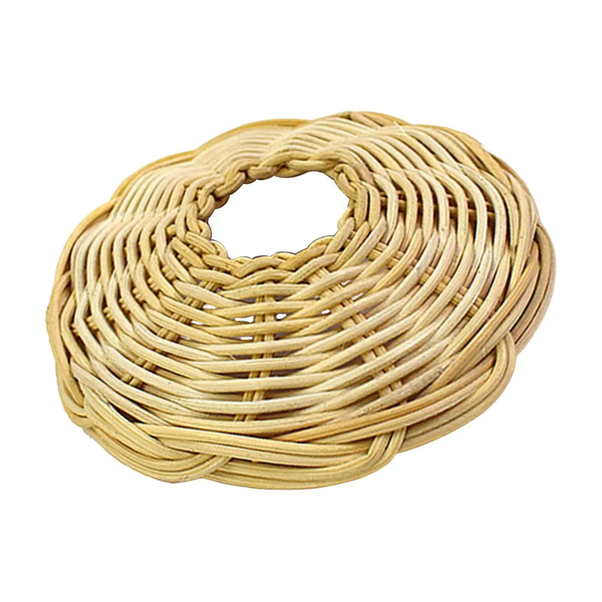 Rustic Rattan Woven Pendant Lamp Shade | Chandelier Cover
