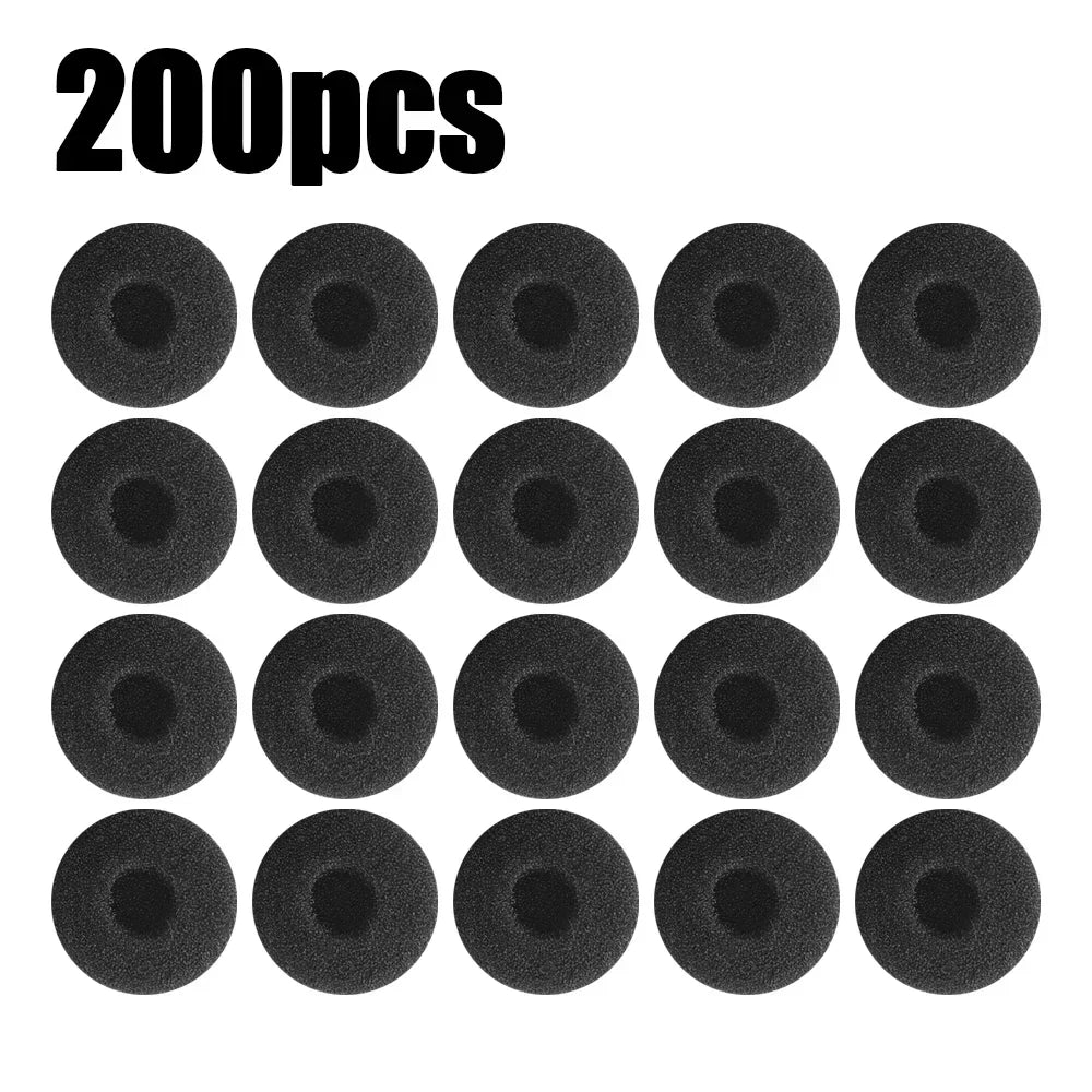 18mm Foam Earphone Ear Pads – Sponge Replacement Covers 20–200pk