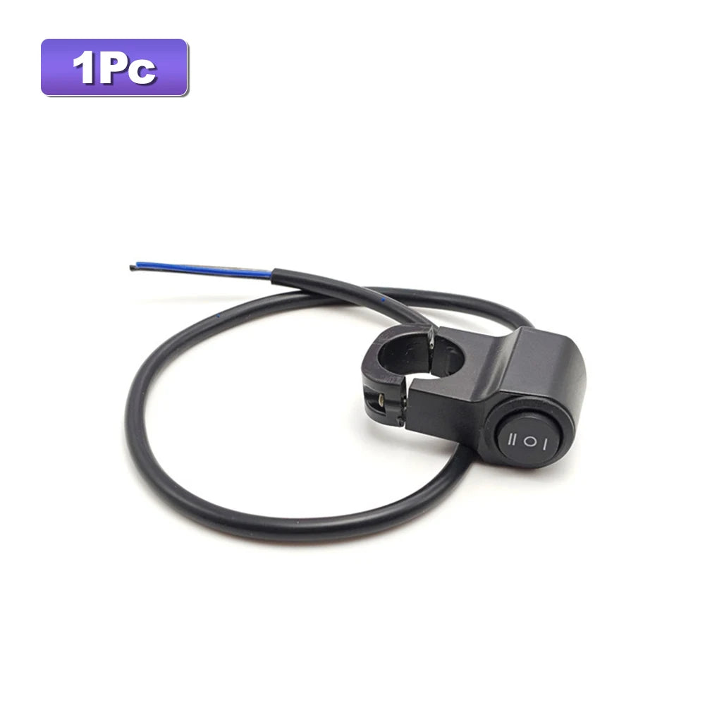 DC 12V Toggle Switch with Cable for Motorcycle & Car Lights