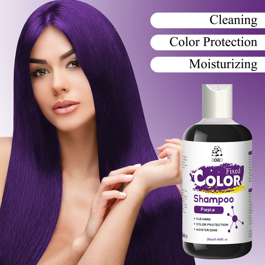 Purple Toning Shampoo with Coconut Oil – Color Protection