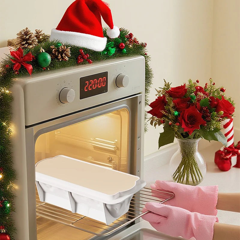 Christmas Castle Snowhouse Silicone Cake & Chocolate Mold