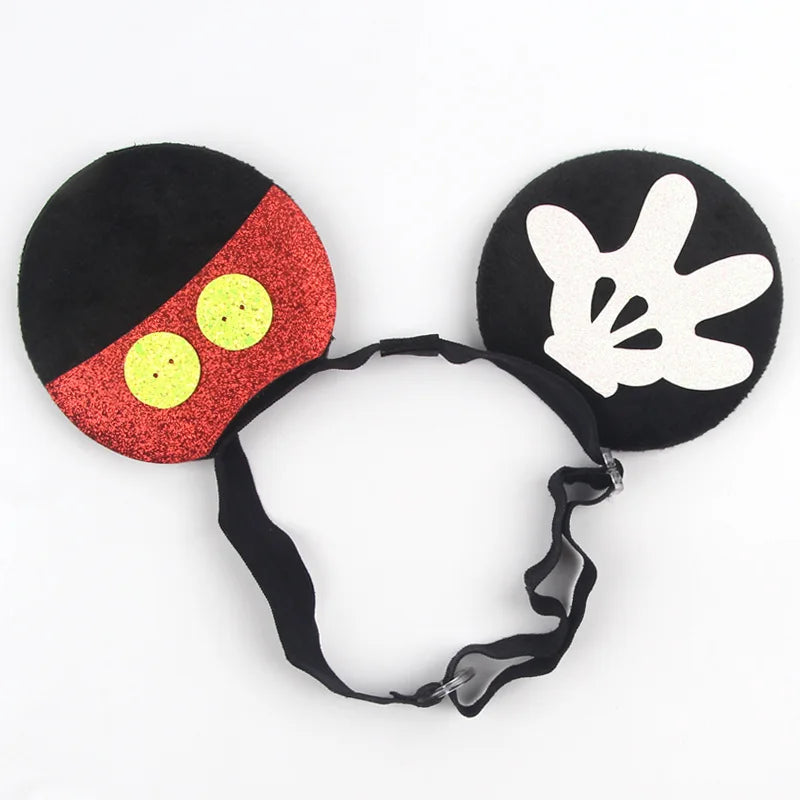 Mouse Ears Elastic Headband – Party, Cosplay, Kids & Adults