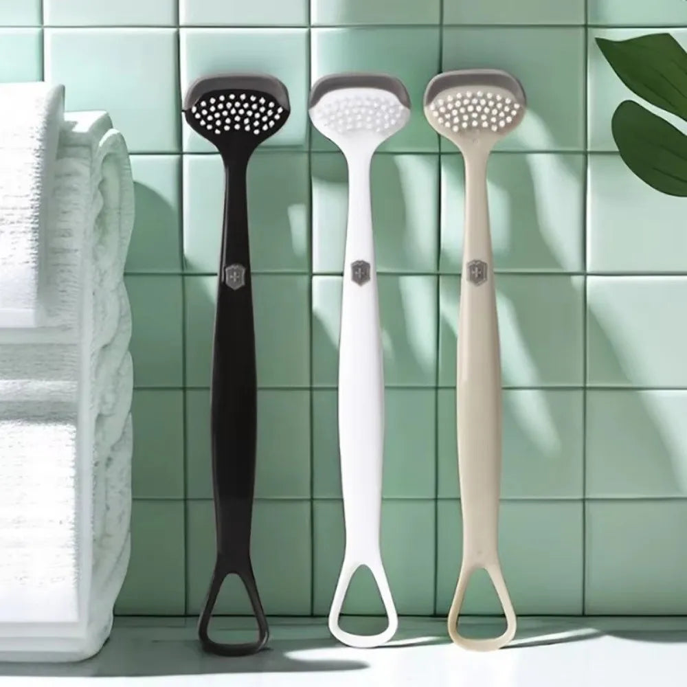 Triple Effect Silicone Tongue Scraper | Fresh Breath Oral Cleaner