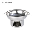 Stainless Steel Hot Pot Double Handles 20/22cm – Kitchen & Outdoor