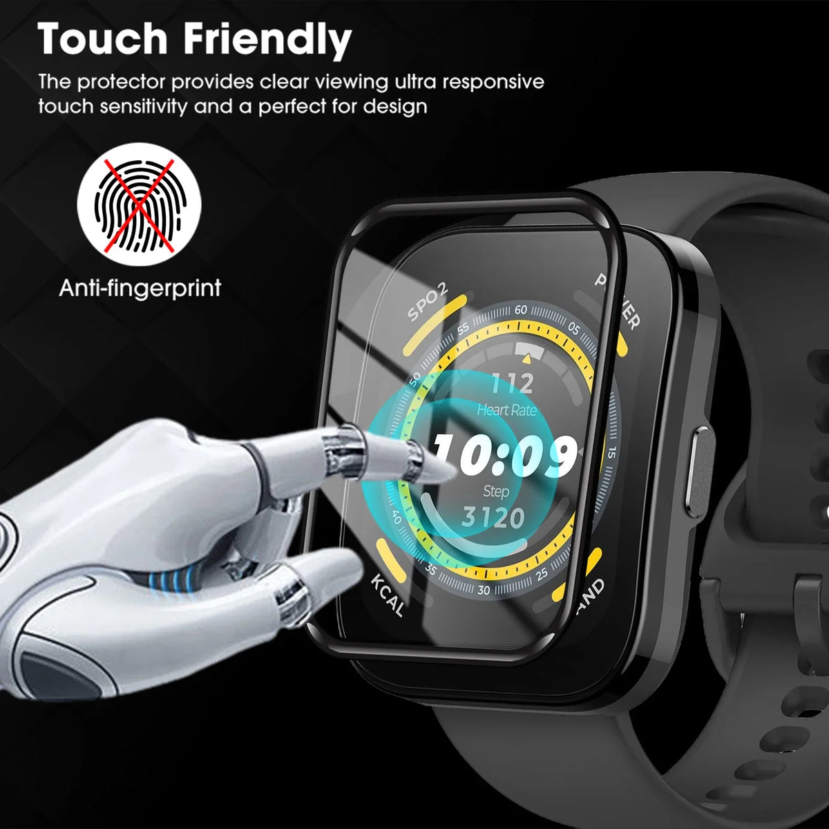 Amazfit Bip 6 Screen Protector – Full Cover Anti-Scratch Film