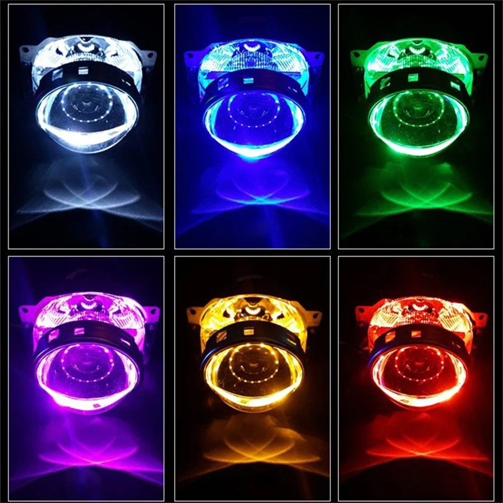 LED Devil Eyes DRL Module – Projector Lens Retrofit, 6 Colors