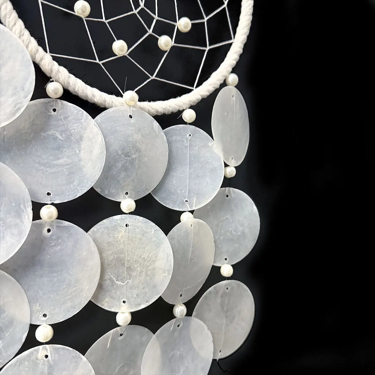 Handmade Shell Wind Chime Wall Hanging – Boho Coastal Décor