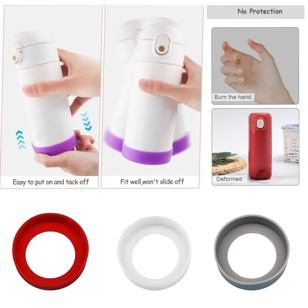 Silicone Water Bottle Boot | Anti-Slip Base Cover 3 Sizes