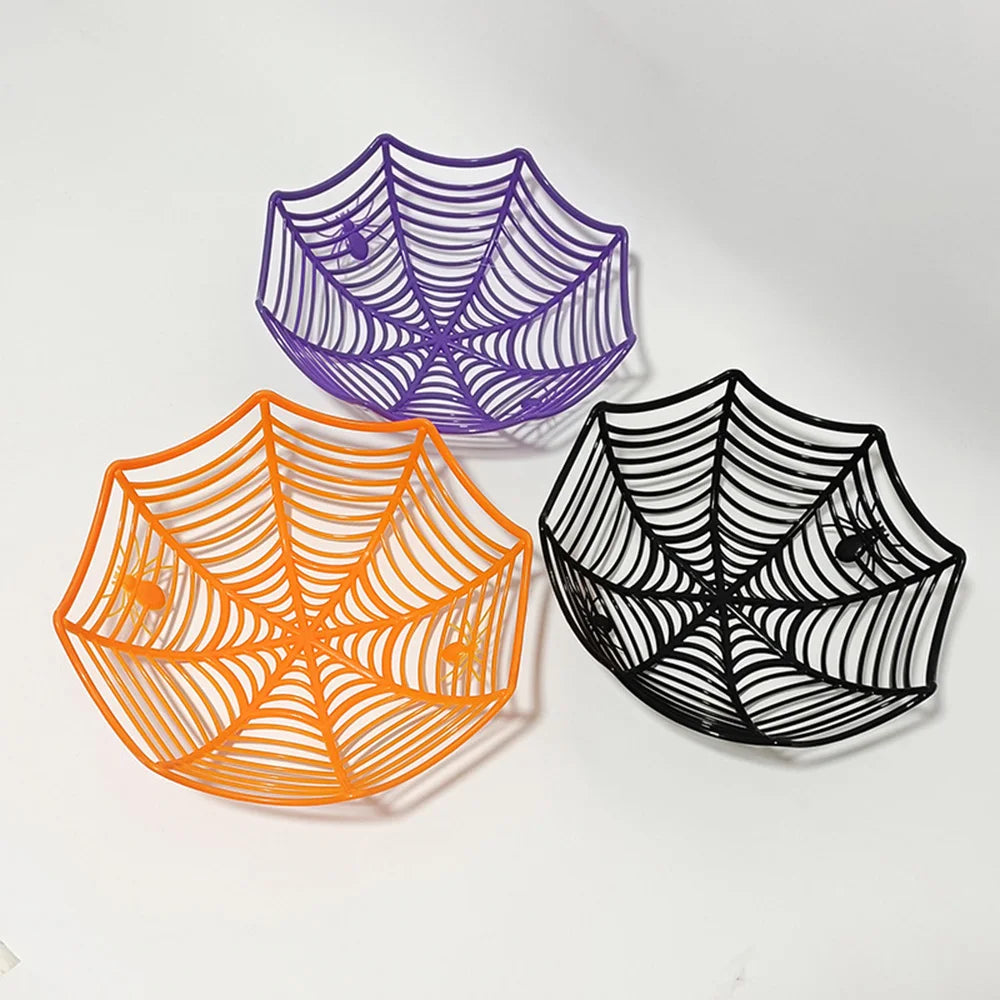 Halloween Spider Web Candy Bowl – Trick or Treat Basket