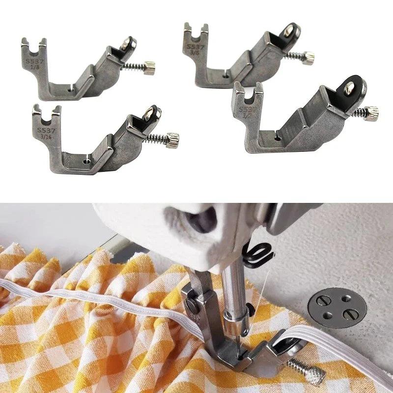 S537 Industrial Elastic Presser Foot – 6 Sizes, Stainless Steel