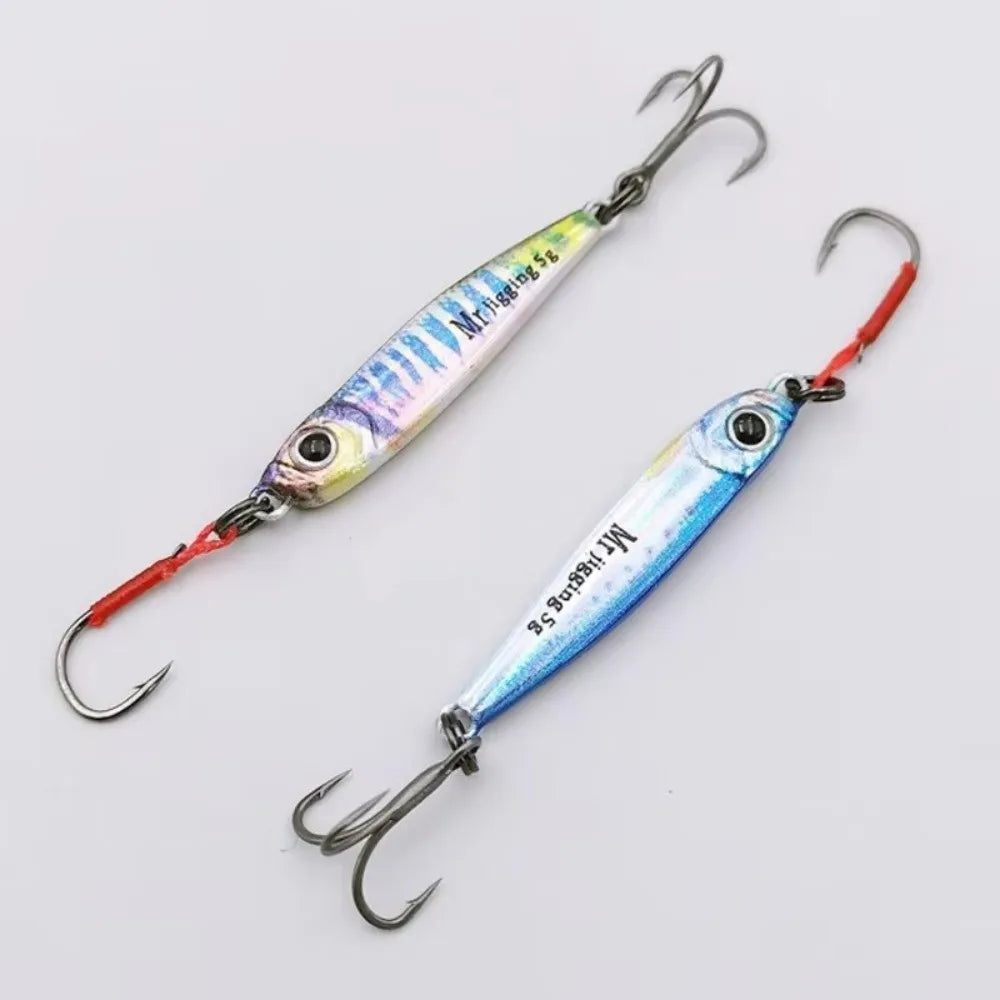 Micro Jig Fishing Lures 1.5g/3g/5g – 3D Bionic Spoon Bait