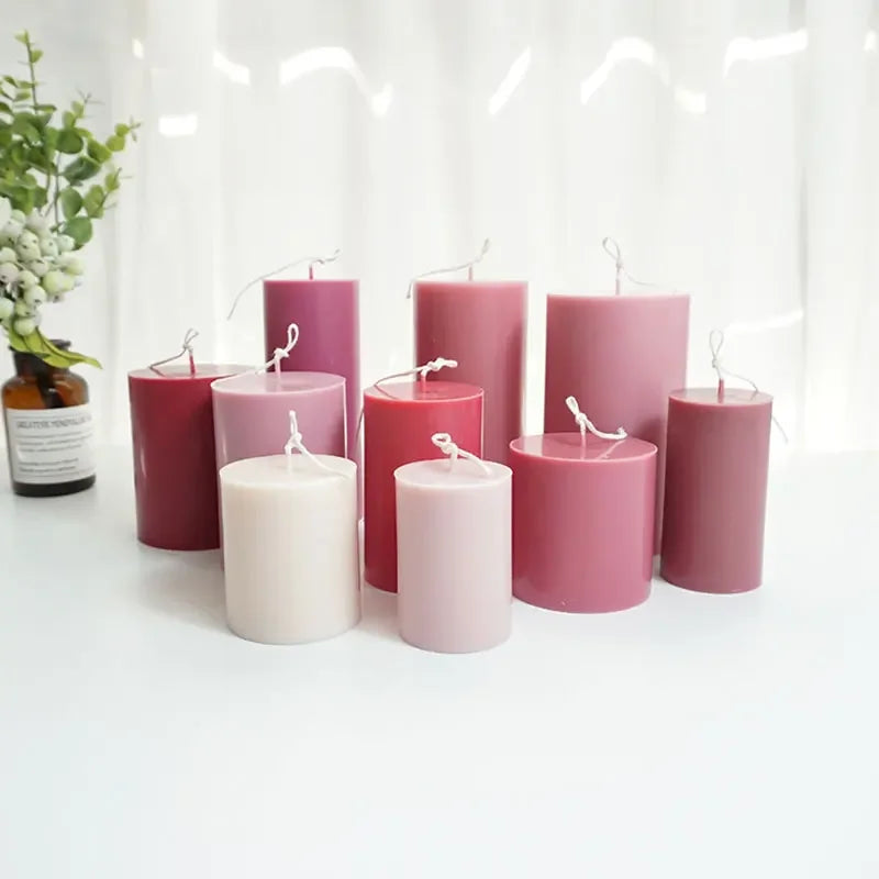 DIY Cylindrical Candle Mold – Acrylic Flat Top Pillar Mold