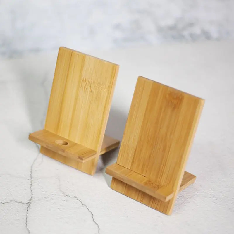 Bamboo Phone Stand | Eco Desk Holder for Phones & Tablets