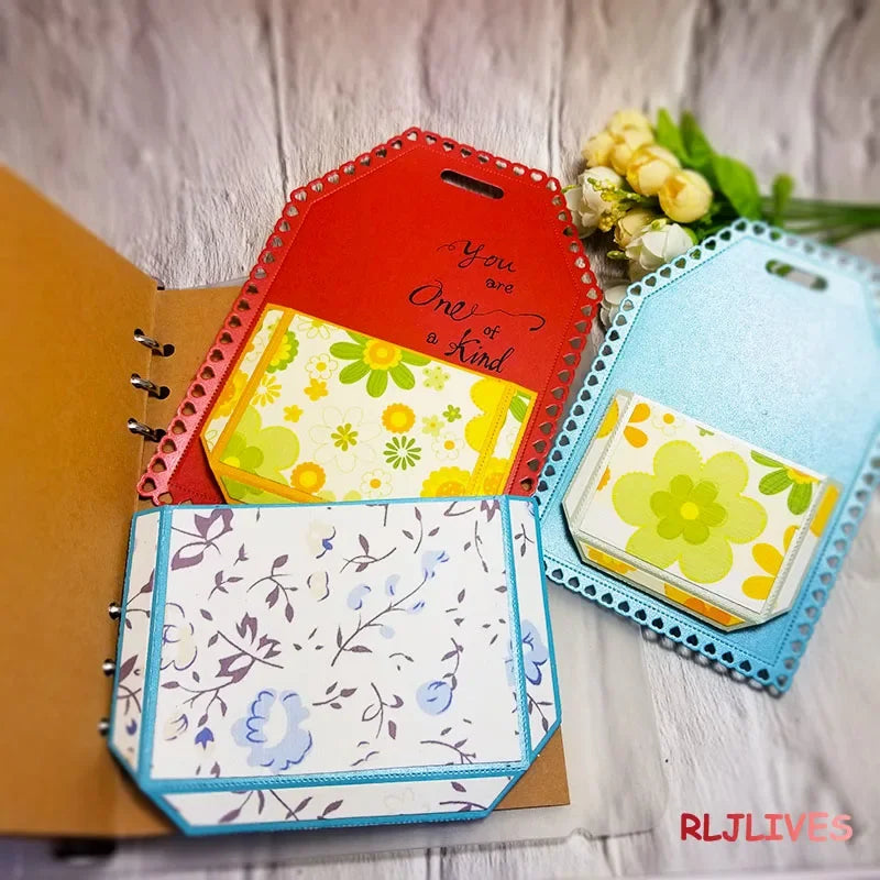 Love Swap Tags & Pockets Metal Cutting Dies – DIY Scrapbooking