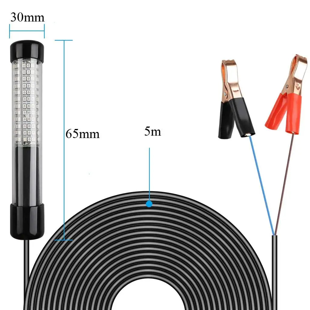 Underwater LED Fishing Light 180 LEDs IP68 – Green White Blue