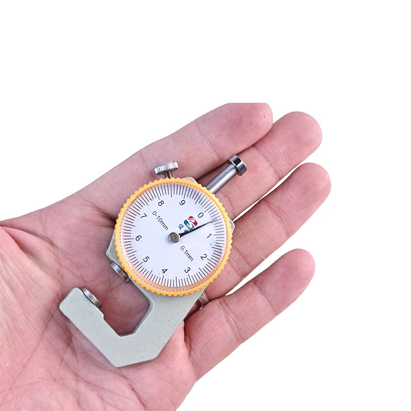 0–10mm Dial Leather & Paper Thickness Gauge | Leathercraft Tool