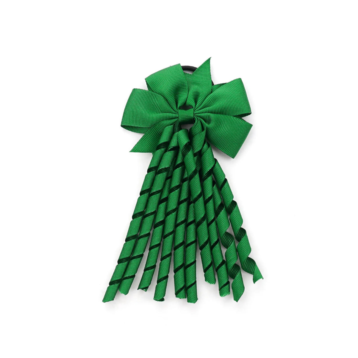 12-Pack Girls' Grosgrain Ribbon Bow Hair Ties | Cheerleading