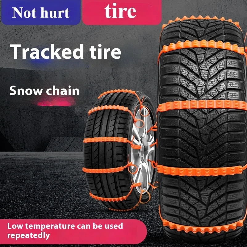 Nylon Tire Snow Chains – Universal Anti-Skid Winter Traction