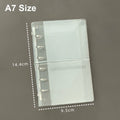 Transparent PP Loose Leaf Notebook Cover | M5 A6 A7 Binder