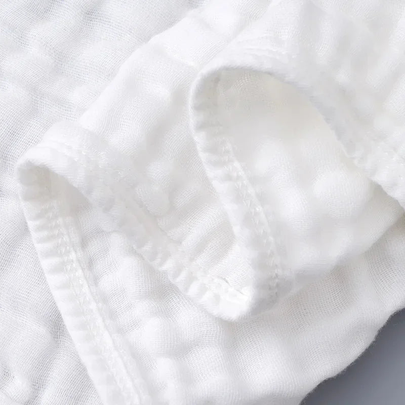 6-Layer Cotton Muslin Baby Washcloths – Soft Face Towels