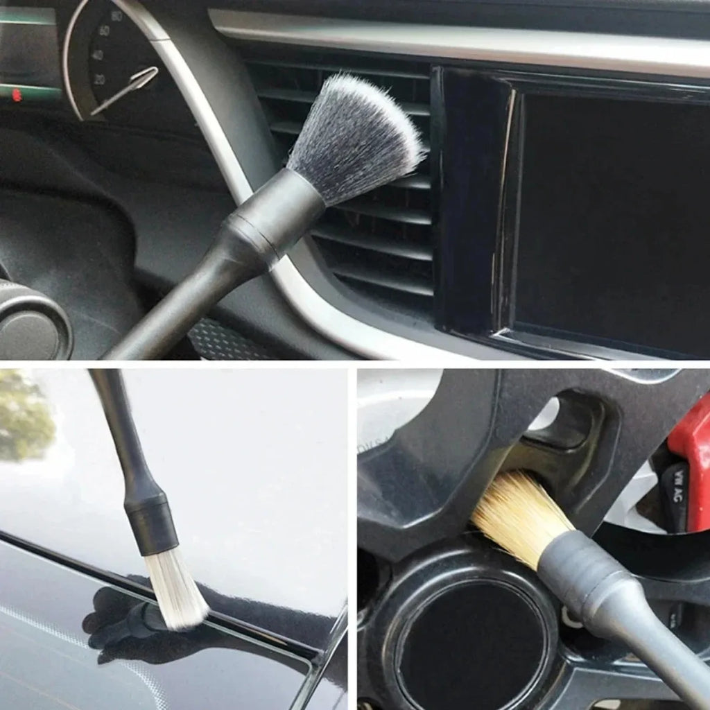 3-Piece Car Interior Detail Brush Set – Dash & Vent Duster