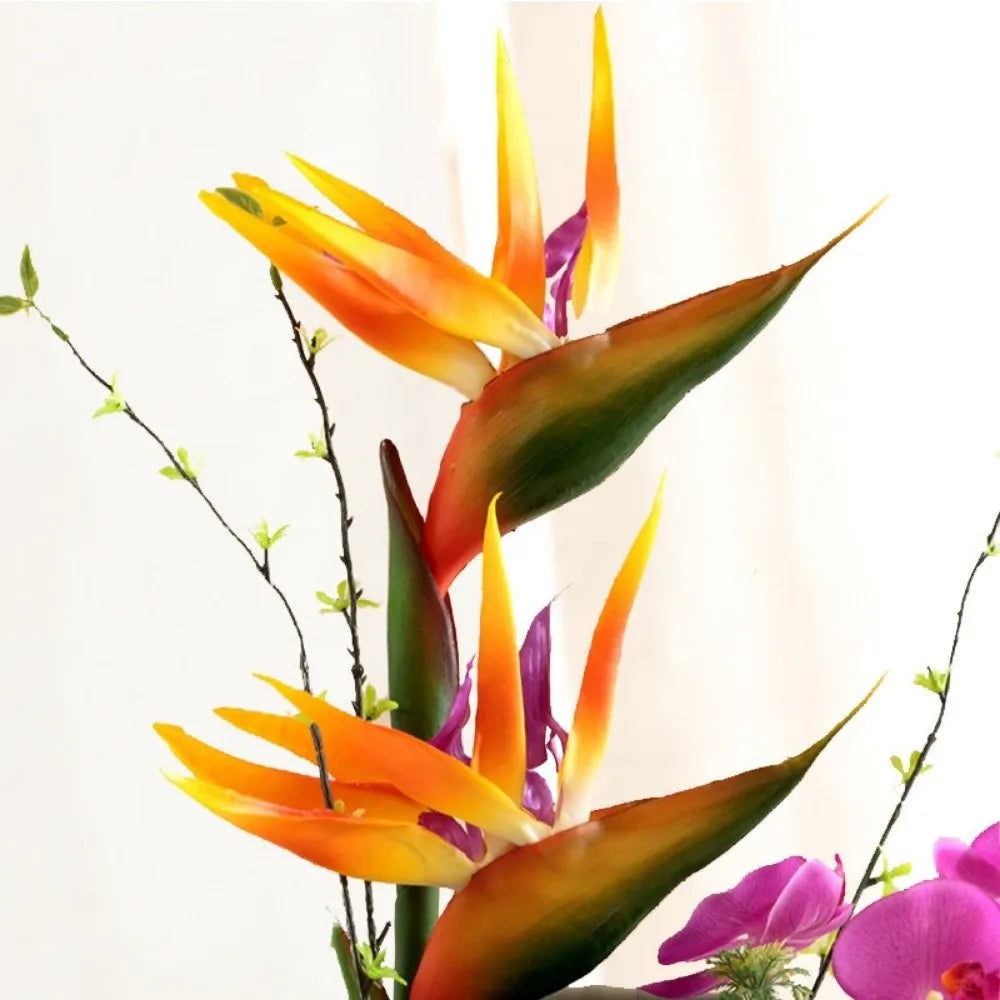 Long Stem Artificial Bird of Paradise Faux Plant | 62–94cm
