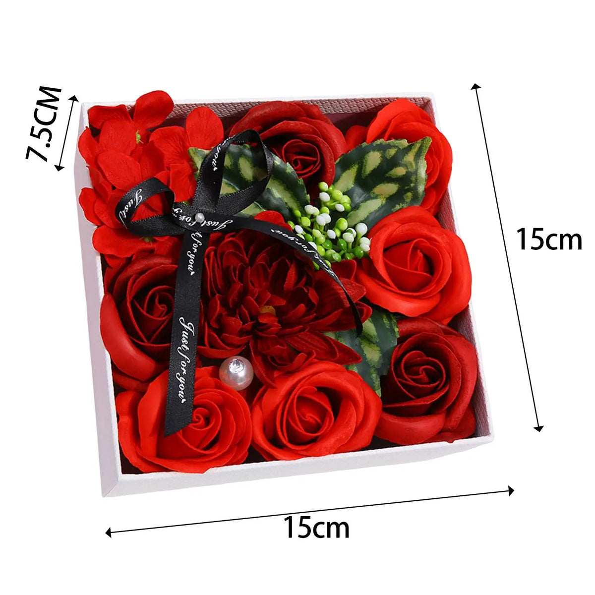 Rose Soap Flower Gift Box – Floral Scented Bouquet