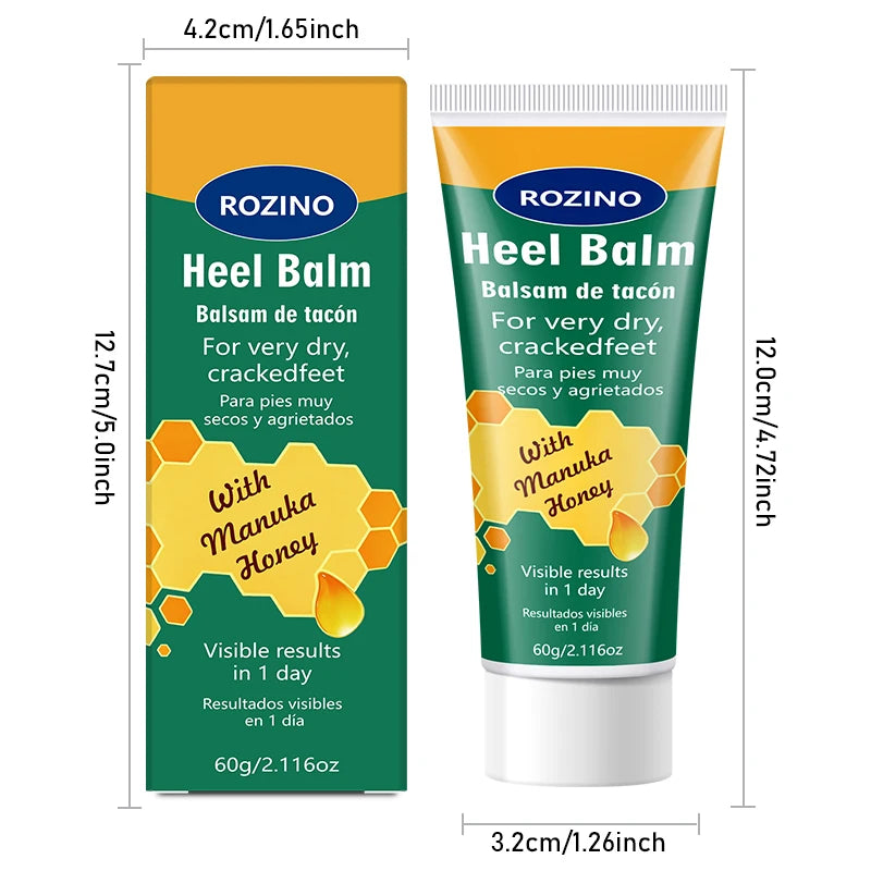 ROZINO Manuka Honey Heel Balm 60g – Moisturizing Foot Cream