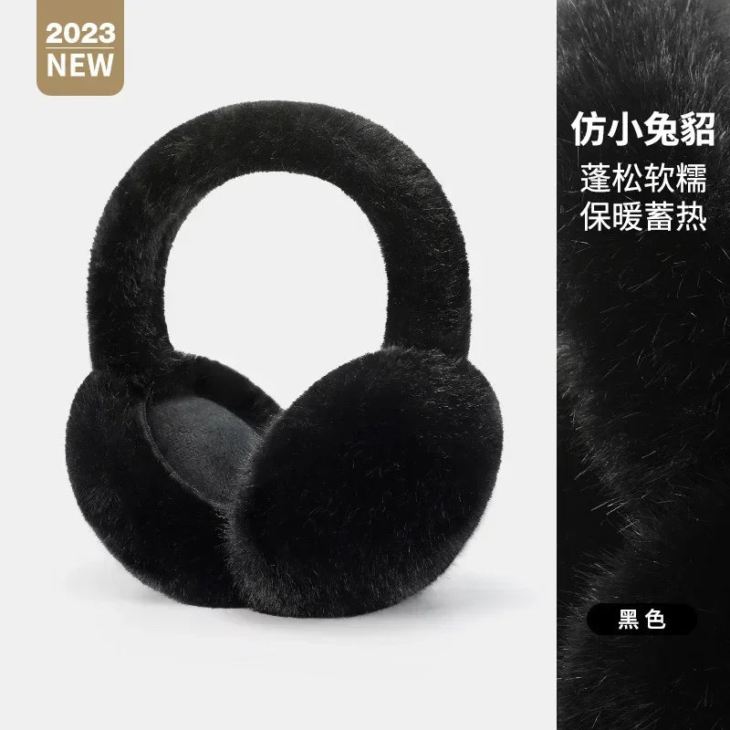 Soft Plush Earmuffs – Winter Ear Covers for Women & Men